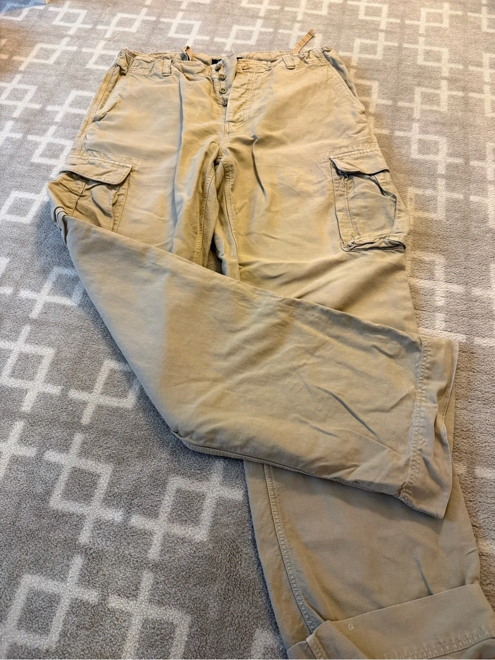 J. Crew Men's Linen Cargo Pants